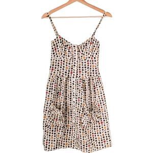 E-Klah Fit and Flare Printed Dress in Size S